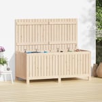 Bonnevie - Banc Coffre de rangement de jardin - Banquette Pouf 147x68x64 cm Bois massif de pin BV791812