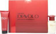 Antonio Banderas Diavolo For Men Gift Set 50ml EDT + 75ml Aftershave Balm