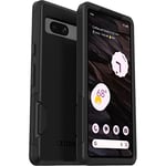 OtterBox Google Pixel 7A Commuter Series Case - BLACK, slim & tough, pocket-friendly, with port protection