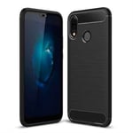 Carbon Fibre TPU Cover til Huawei P20 Lite