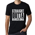 Homme Tee-Shirt Tout Droit Sorti De Barcelone - Straight Outta Barcelona - T-Shirt Graphique Éco-Responsable Vintage Cadeau Nouveauté