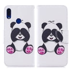 Xiaomi Wonderland Redmi Note 7 / 7S Pro flip kuoret - Söpö Panda Monivärinen