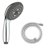 Douchette 3 jets Vitalio Start 100 chromé avec flexible 150 - chrome - Grohe