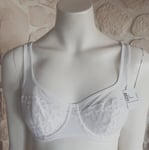 Soutien-gorge Generous broderie blanc neuf taille 95B marque Dim (g)