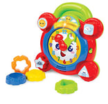 Winfun Time For Fun Learning Clock | A Fun Interactive Way To Learn To Read The Time | Movable Hands And Sound Effects | Suitable For Boys And Girls Aged 3 Months And Up