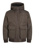 JACK & JONES Jjconstruct Bomber Blouson, Mulch, L Homme