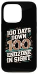 Coque pour iPhone 13 Pro Football 100e jour d'école 100 jours de réussite