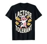 Lactose Tolerant Dairy Consumer Dairy Farm Milk And Cheese T-Shirt