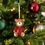 Argos Home Stamford Bear Christmas Tree Decoration