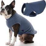 Gooby Pull Chaud en Polaire Extensible pour Chien de Petite et Grande Taille - pour garçons ou Filles - Gilet Polaire Doux Super Extensible