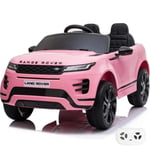 Elbil - Range Rover - Evoque - 12V - Rosa - För barn från 3 år