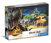 Clementoni 19206 Jurassic World 3 - Paysage Dinosaure, kit de Construction créatif pour créer Un Paysage Contemporain, expériences passionnantes pour Les Petits chercheurs à partir de 6 Ans