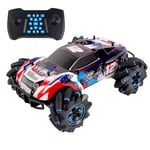 TURBO CHALLENGE - Lightning - Drift - 090135 - Voiture Télécommandée - Bleu - 1/16 - Prêt à Rouler - Batterie Rechargeable et Piles incluses - Plastique - À Partir de 8 Ans