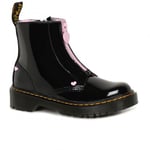 Dr. Martens Bex Heart Zip Junior Girls Boots