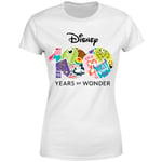 Disney 100 Years Of Disney Logo Women's T-Shirt - White - 4XL - White