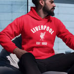 Liverpool Huvtröja Hoodie Sweatshirt 1892 T-shirt Röd S Red Small