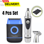 Travel Pro Men's Foil Shaver Groomer Trimming Kit Nose & Beard Trimmer Cordless