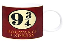 Harry Potter Tasse en porcelaine rouge, 8 x 8 x 9,5 cm