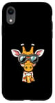 Coque pour iPhone XR Girafe de ski avec bière | Funny Party Comic