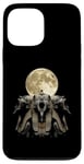 Coque pour iPhone 13 Pro Max Pharaon King Tut Lune hurlante égyptienne