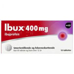 Ibux tabletter 400mg - 10 tabletter Helse & livsstil Smertestillende Smerte og plager