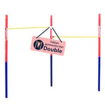 HUDORA Gymnastics Bar Fabian Standard/Pro - Single/double gymnastics bar for children & adults - 4 level height-adjustable gymnastics bar - Sturdy outdoor fitness bar for up to 100kg