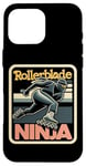 Coque pour iPhone 16 Pro Max Rollerblade Ninja ||--