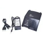 vhbw Chargeur compatible avec AEG MXS24, PES 7.2T, MXS12, PSM12PP, P9.6 batteries Ni-Cd, NiMH, Li-ion d'outils, 120 W