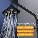 square Spa Removable Bathroom Shower Head High Pressure Showerheads Sprinkler