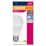 OSRAM LED Star Value Classic A150 ampoule LED pour douille E27, forme incandescente, FR, 2452 lumens, blanc froid (4000K), remplacement des ampoules à conventionnelles de 150W, non graduable