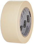 Scotch Ruban de masquage basique - 1 rouleau - 48 mm x 50 m - Beige - Ruban de masquage pour peinture et décoration d'intérieur