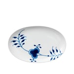 Royal Copenhagen - Blue Fluted Mega Oval Tallerken 23,5 cm - Asjetter - Karen Kjældgård-Larsen