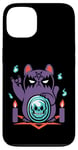 Coque pour iPhone 13 Chat japonais ManekiNeko - Bad Luck - Adorable chat gothique