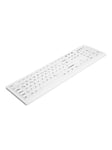 Cherry Active Key AK-C8100F - keyboard - German - white - Tastatur - Tysk - Hvid