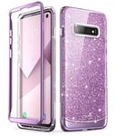 i-Blason Cosmo Case for Galaxy S10, Bumper Case Without Built-in Screen Protector (Purple)