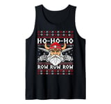 Viking christmas ugly xmas sweater jumper ho-ho-ho rowrowrow Tank Top