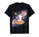 Space Cat Pizza Rainbow Cat Galaxy Cute Kitty In Space T-Shirt