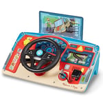 Melissa & Doug La Pat' Patrouille Tableau de bord en bois, Jeu d'imitación avec des personnages de Paw Patrol, Jouet créatif, Jouet en bois, Cadeau pour garçons et filles de 3 4 5 6 7 ans