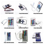 Mini RGB Inline LED Strip Light Switch RF Wireless Remote Controller Dimmer