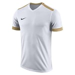 Nike M Nk Dry PRK DRBY II JSY Ss T-Shirt - White/Jersey Gold/Jersey Gold/(Black), X-Large