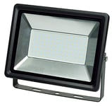 as - Schwabe Chip-LED lampe de travail - Projecteur de chantier 100 W avec support de fixation verrouillable - Spot LED adapté comme lampe de travail - Lampe LED pour l'éclairage extérieur I 46326