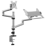 Brateck 17"-32" Dual Arm Premium Articulating Monitor Arm & PC Tray