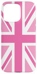 iPhone 15 Pro Max Pink, United Kingdom The Union Jack Flag Case