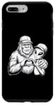 Coque pour iPhone 7 Plus/8 Plus Funny Cryptid Bigfoot Alien Love Valentine Monster Femme Homme