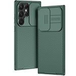 AROYI Coque Compatible avec Samsung S24 Ultra 5G, Coque S24 Ultra 5G Protection de la caméra en PC Dur Coque pour Samsung Galaxy S24 Ultra 5G (6.8") - Vert