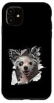 Coque pour iPhone 11 Chien chinois à crête