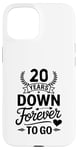 Coque pour iPhone 15 20 Years Down Forever To Go Mariage Anniv Couple marié