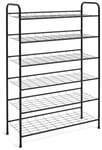 Argos Home Jorn 6 Shelf Shoe Storage Rack - Black