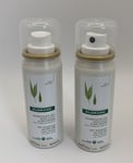 2 X KLORANE Dry Shampoo With Oat Milk All Hair Types, Ultra- Gentle - 50ml W43