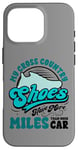 Coque pour iPhone 16 Pro Mes chaussures de cross-country ont plus de milles pour